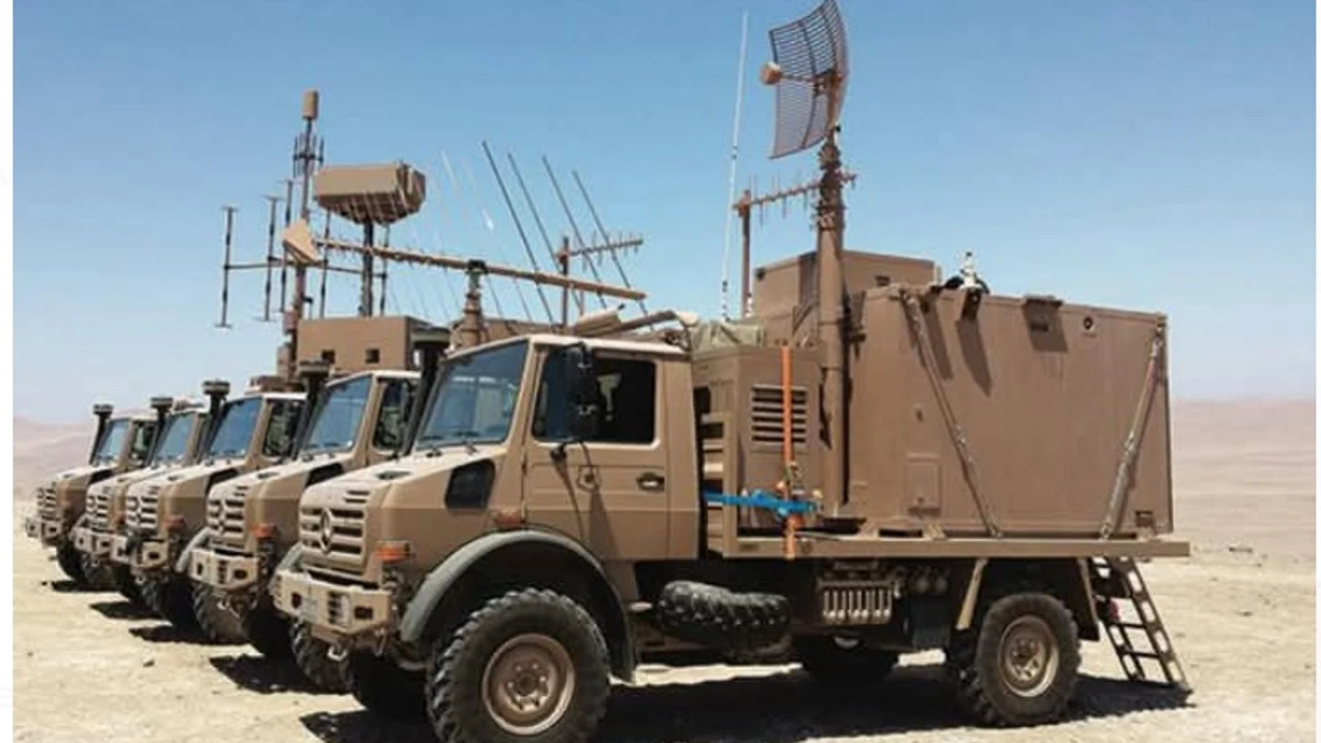 Unidades de los batallones de guerra electrónica