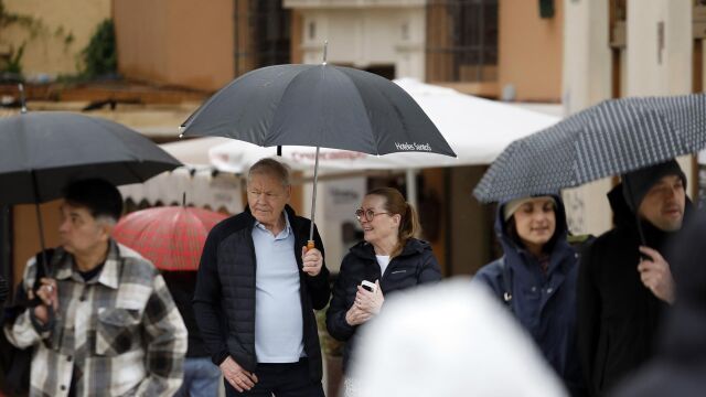 'Laurence' deja a Málaga en aviso naranja este lunes por lluvias de hasta 80 l/m2 y en amarillo al occidente andaluz
