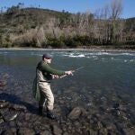Comienza la temporada de pesca fluvial en Quiroga (Lugo)