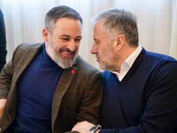 Santiago Abascal junto con Carlos Poll&aacute;n en el encuentro celebrado en Valladolid