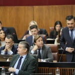 Imagen de una sesión de control en el Parlamento