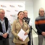 La consejera María González Corral analiza los temas tratados en el Consejo Agrario, junto a los representantes de las Opas