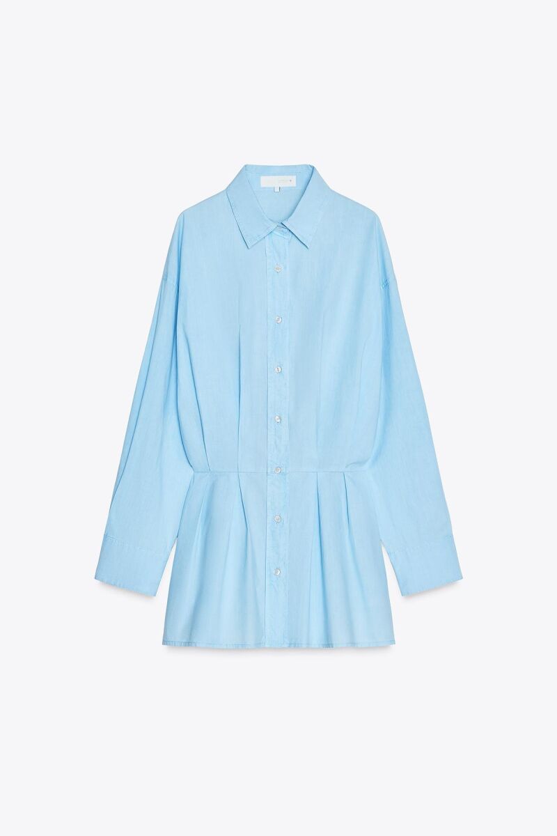 Vestido camisero tablas