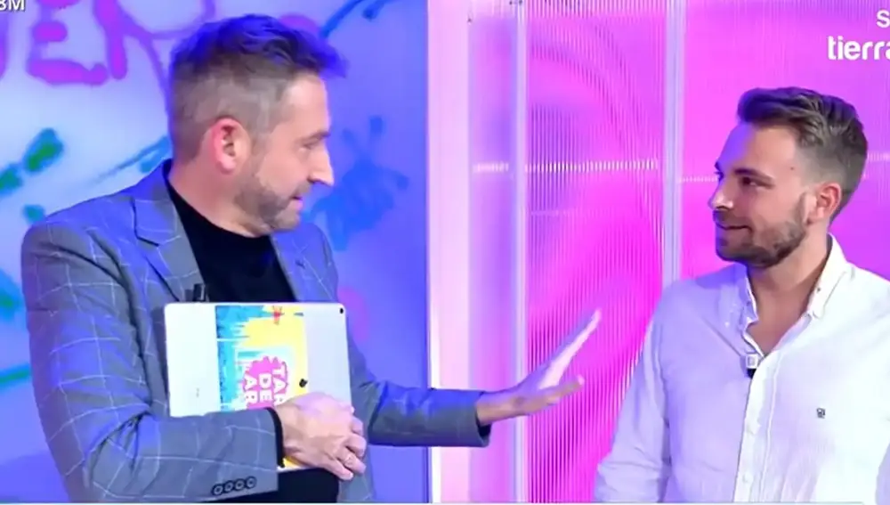Frank Blanco le enseña la nueva cara de Paola Olmedo a su ex, José María Almoguera