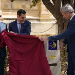 José Luis Sanz, Juanma Moreno y Alfonso Rueda