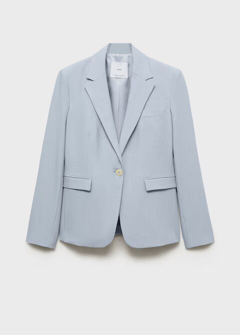 Blazer traje entallada.