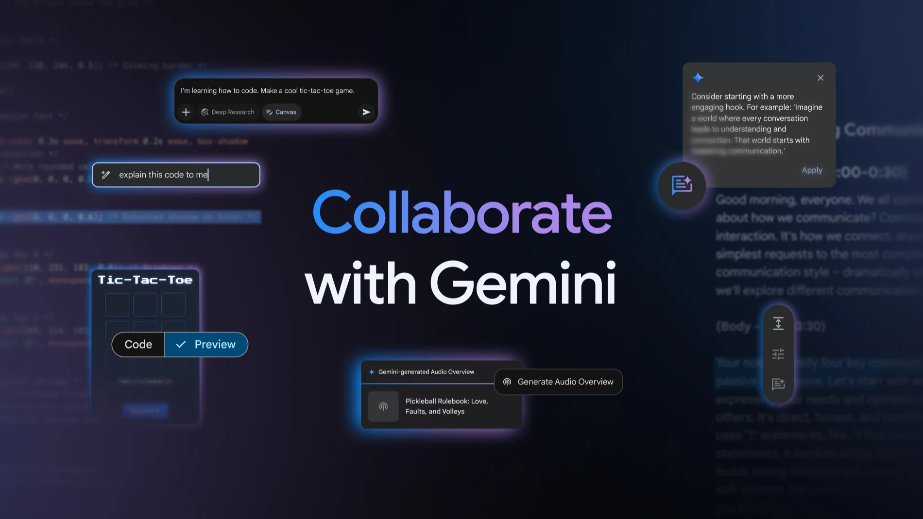 Google Gemini ahora permite a los usuarios colaborar en documentos interactivos con el asistente de IA