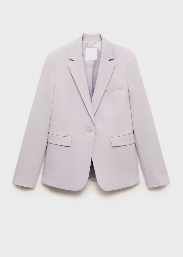 Blazer traje entallada.