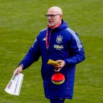Entrenamiento de la selección española