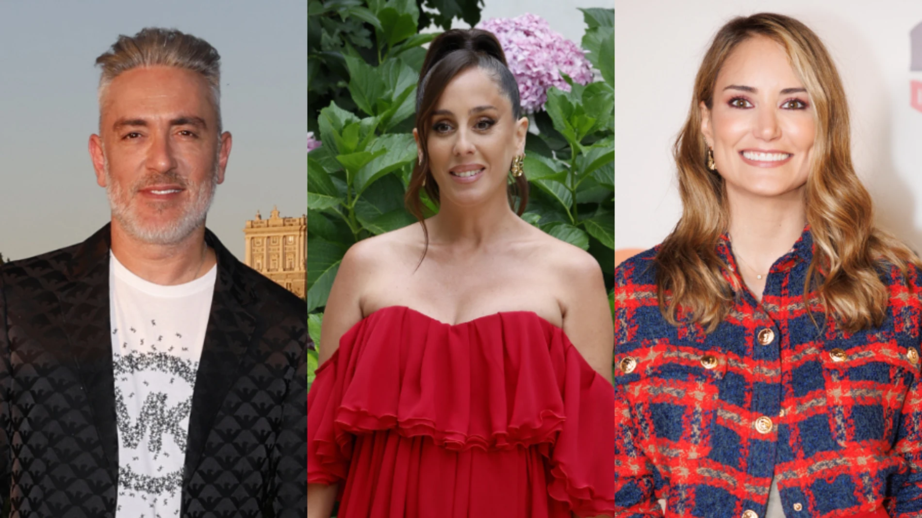 Montaje de Kiko Hernández, Anabel Pantoja y Alba Carrillo