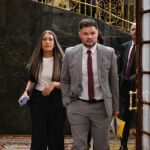 Miriam Nogueras, de Junts, y Gabriel Rufián, de ERC