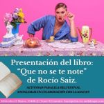 Cartel presentación del libro "Que no se te note"