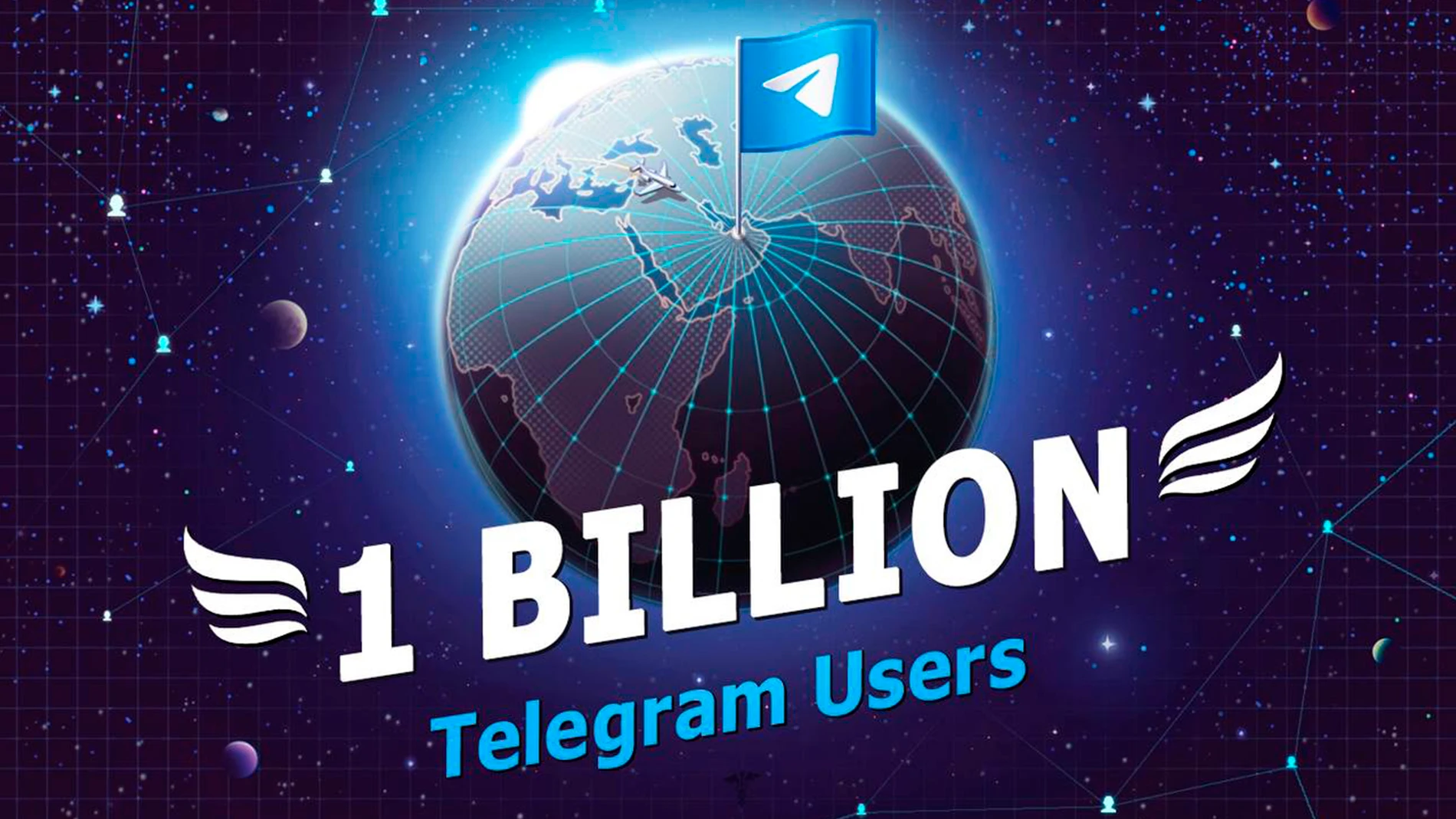 Imagen con la que Dúrov celebró los 1.000 millones de usuarios en Telegram