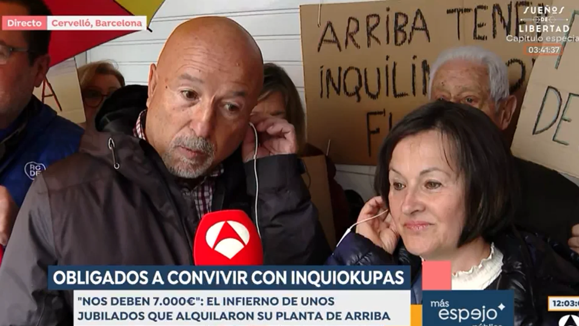 Domingo y Natividad, en directo en Espejo Público