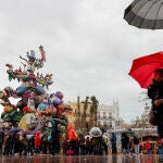 La lluvia ha reducido la afluencia de visitantes