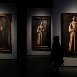 El MNAC reúne los 3 'San Francisco de Asís según la visión del papa Nicolás V' de Zurbarán