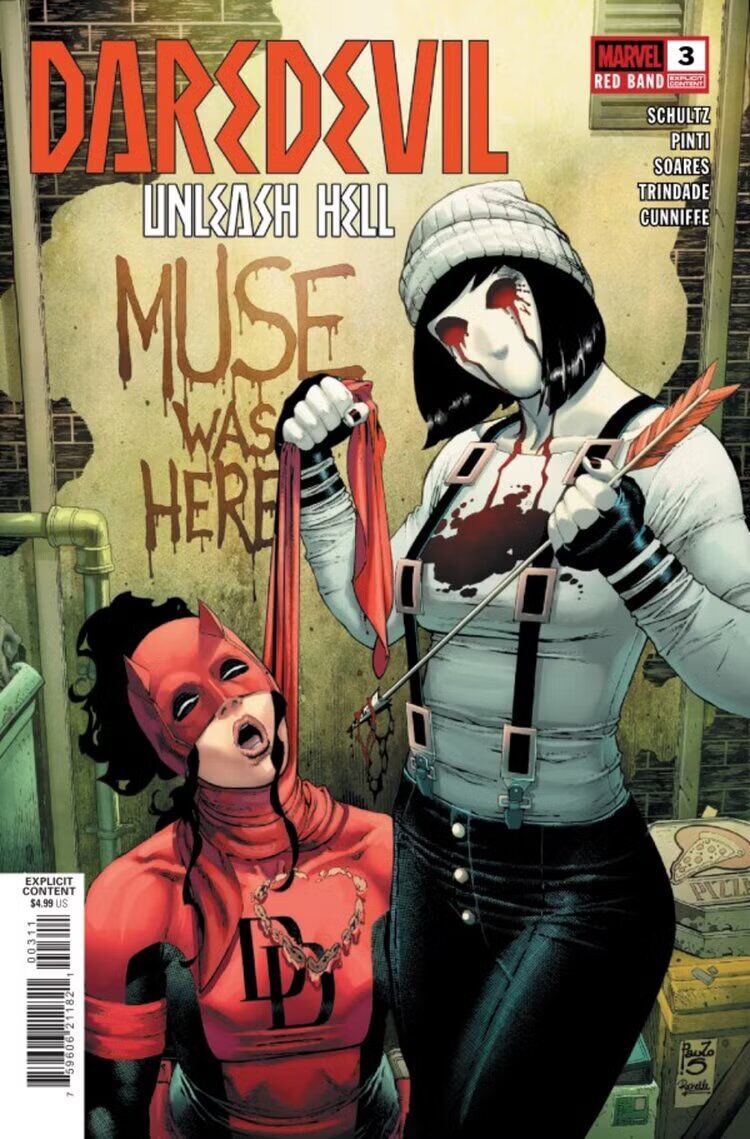 Portada de Daredevil: Unleash Hell - Red Band #3