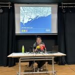 El Síndic de Barcelona, David Bondia, en la presentación del informe 2024 de la Sindicatura de Greuges de Barcelona