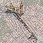 Espacio que ocupará la futura Rambla Verde de Vallcarca