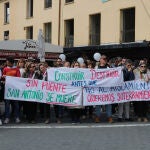 Protestas en Palencia por las obras del Soterramiento