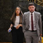 Míriam Nogueras, portavoz de Junts en el Congreso, y Gabriel Rufián, su homólogo de ERC.