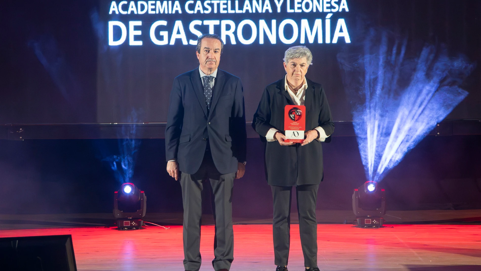 Elba García, tras recibir el galardón