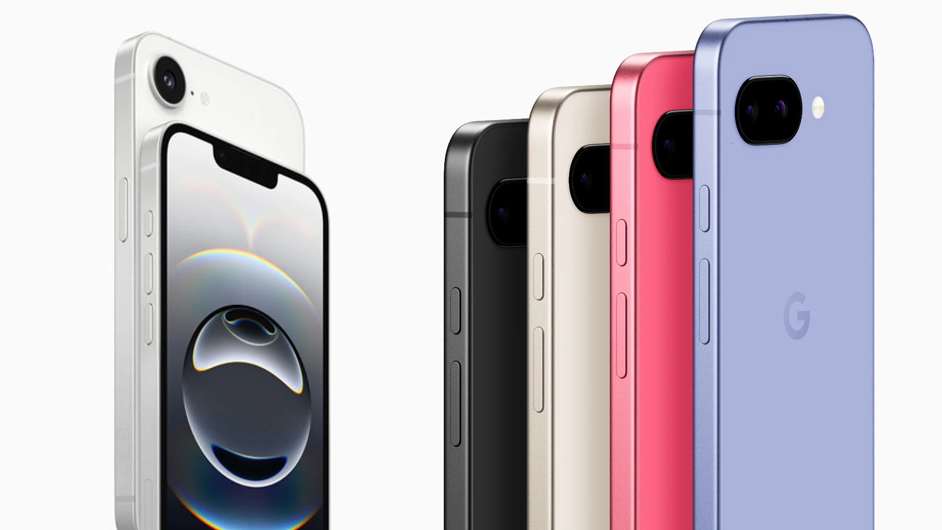 El iPhone 16e y el Google Pixel Pixel 9a