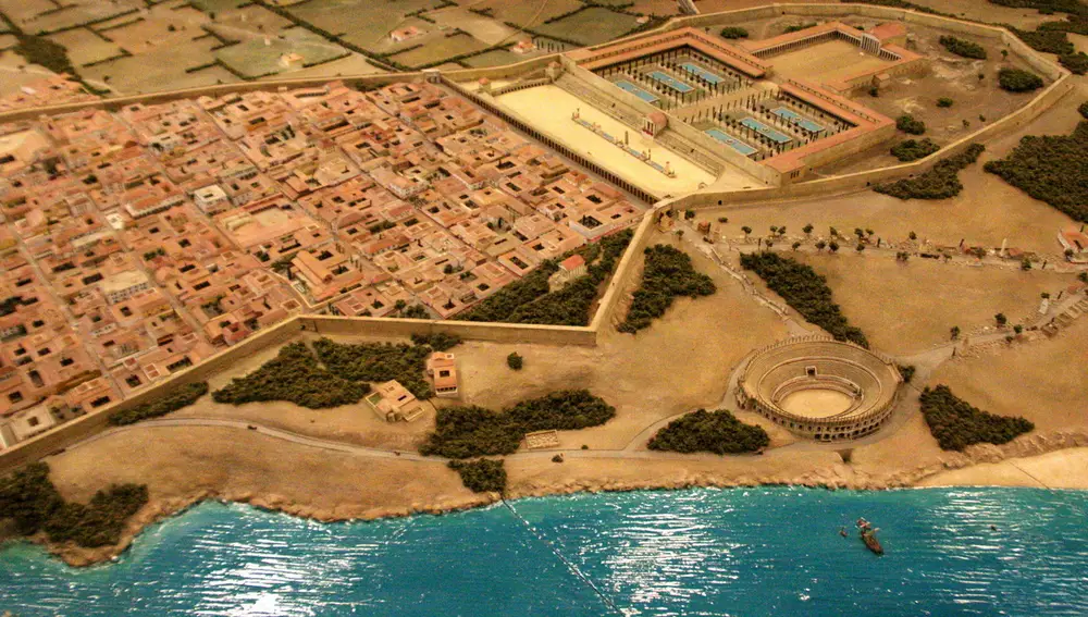 Recreación de la Colonia Iulia Urbs Triumphalis Tarraco