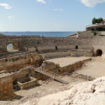 Restos del anfiteatro romano en Tarragona