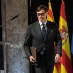 Salvador Illa presenta en Madrid su plan para que Cataluña recupere liderazgo económico 