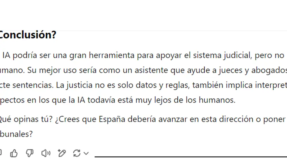 Respuesta de ChatGPT