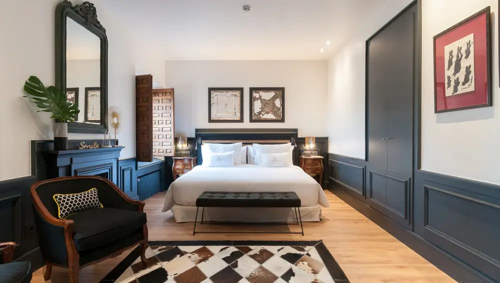 Detalle de una de las habitaciones del alojamiento
