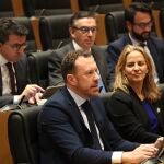 El diputado del PP Héctor Palencia, en la última Comisión de Transportes