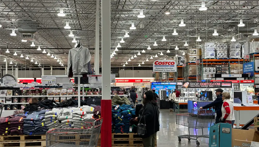 El interior de uno de los supermercados de Costco.