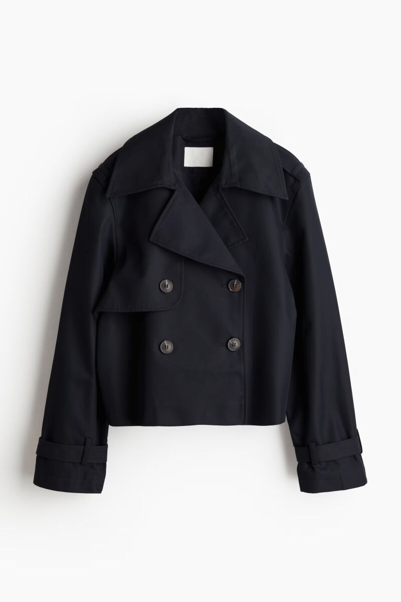 Chaqueta estilo gabardina.