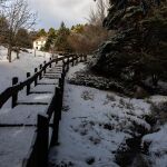 MADRID.-Activado el aviso amarillo este sábado en la Sierra por nevadas