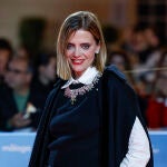 Macarena Gómez en la alfombra roja del Festival de Málaga.