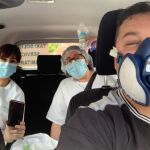 La comunión entre taxistas y sanitarios fue total en los primeros meses de pandemia