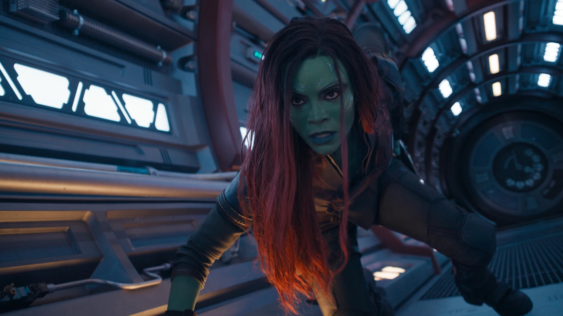 Zoe Saldaña es conocida en Marvel Studios por dar vida a Gamora