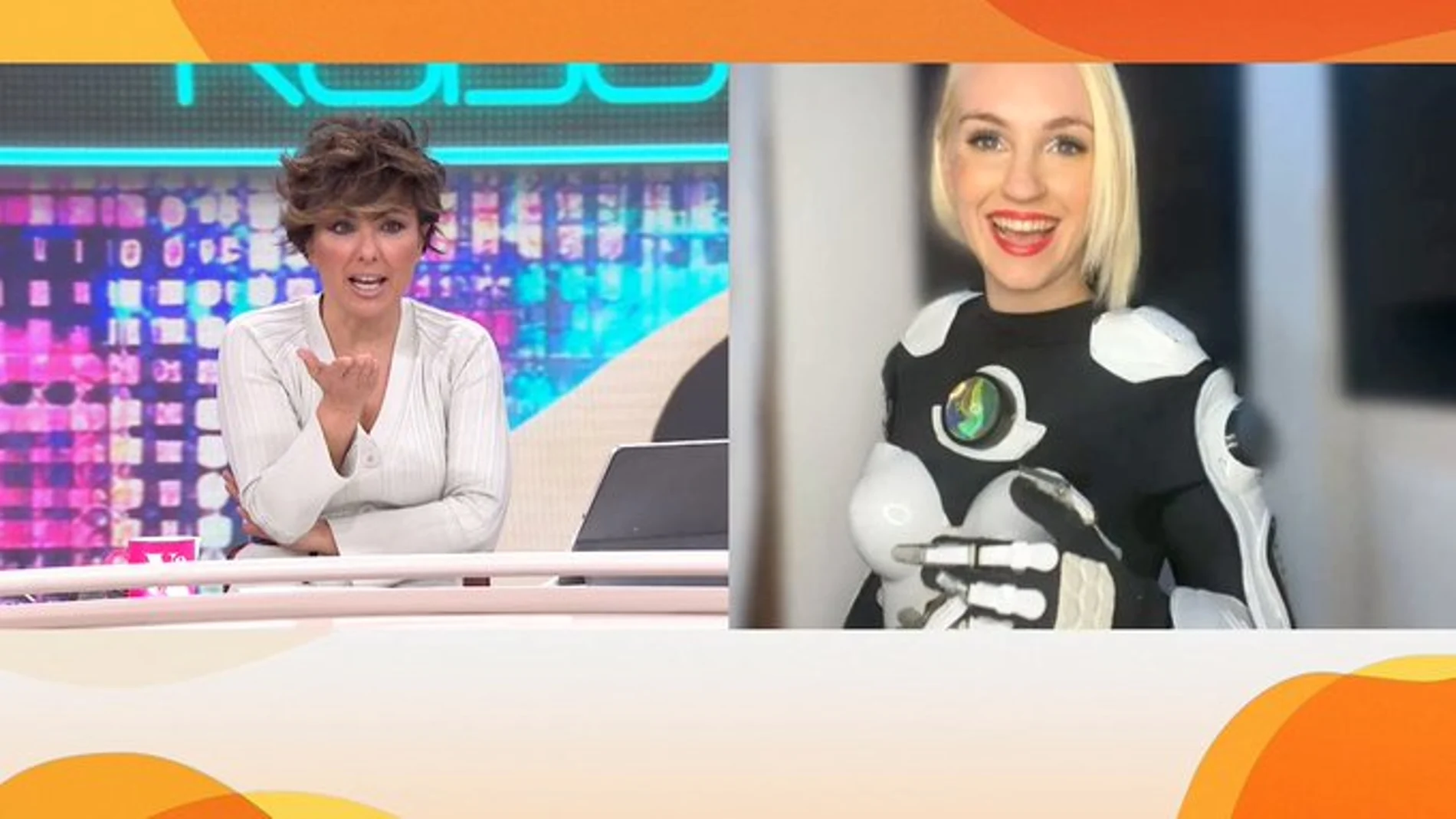 Rocío, la primera humana robot en 'Y ahora Sonsoles'