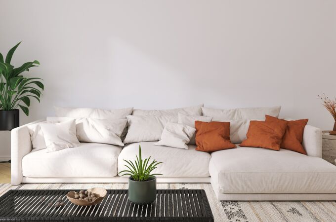 Sofá boucle