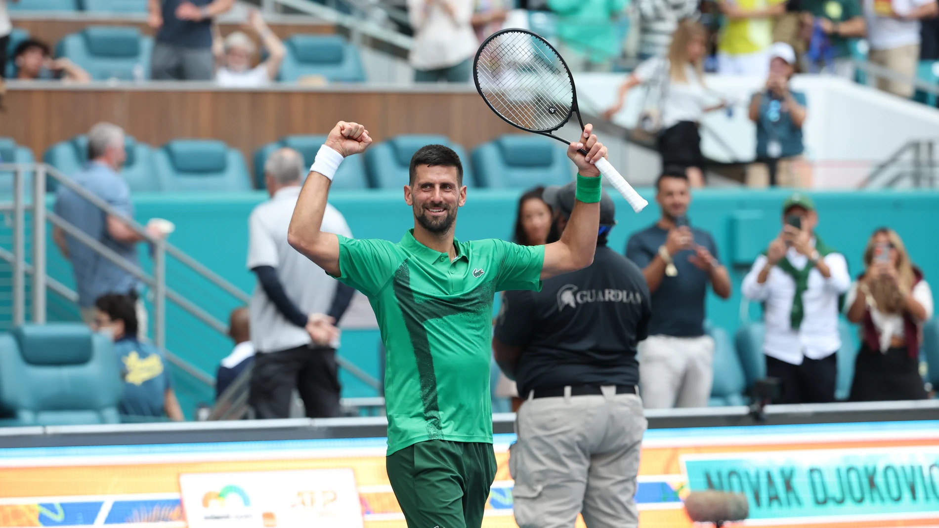 Novak Djokovic, en el Masters 1.000 de Miami
