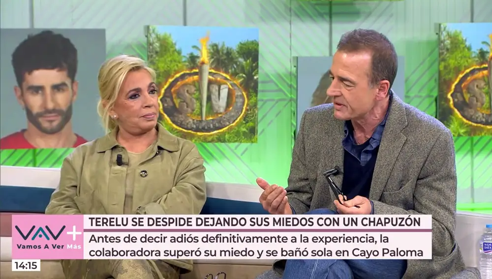 Carmen Borrego y Alessandro Lequio en "Vamos a ver"