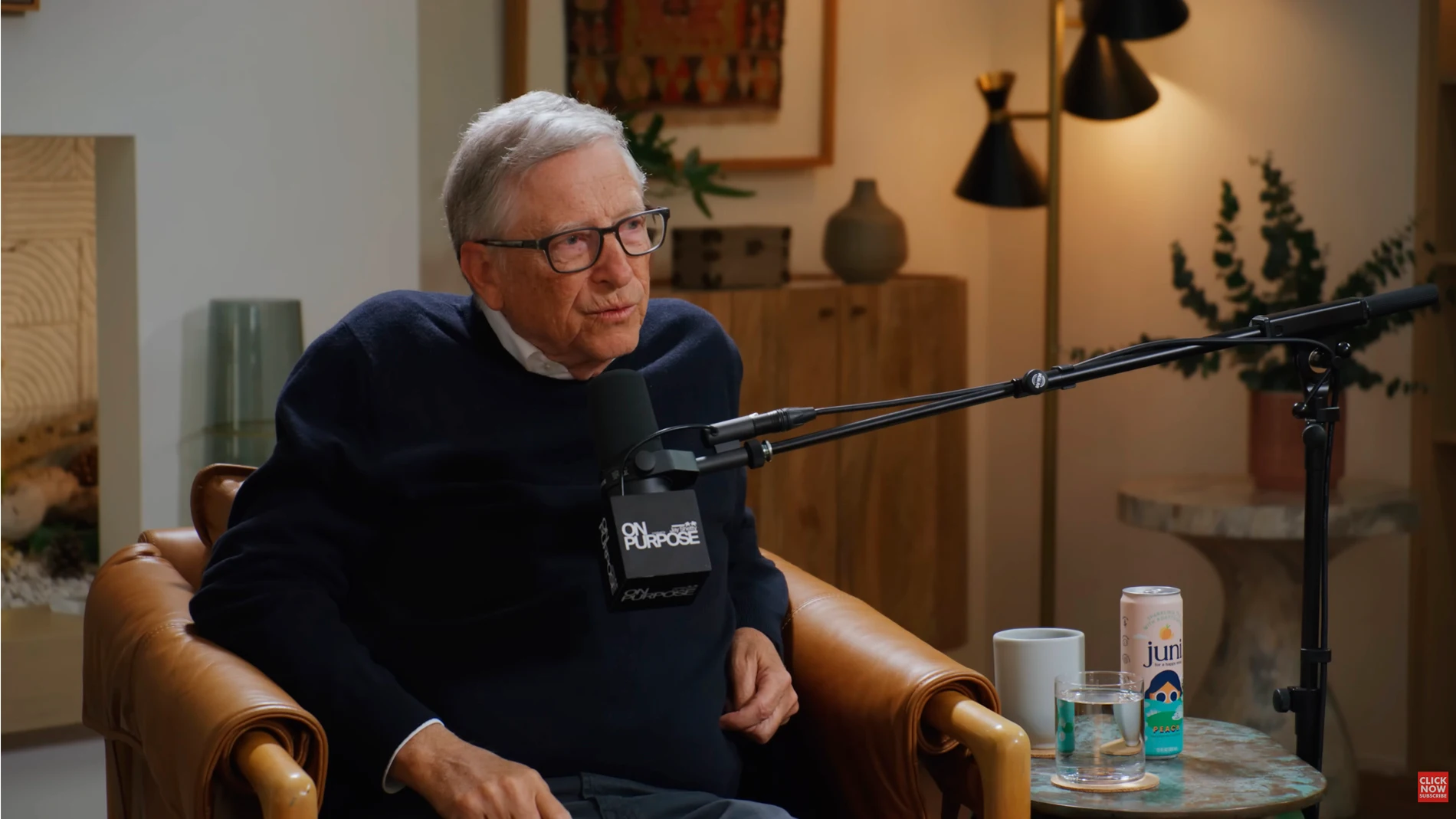 Gates en el pódcast Jay Shetty Podcast