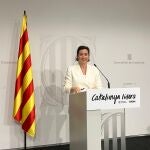 La consellera de Econom&iacute;a y Finanzas de la Generalitat, Al&iacute;cia Romero.