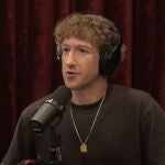 Mark Zuckerberg, fundador de Meta, durante su aparición en el podcast de Joe Rogan