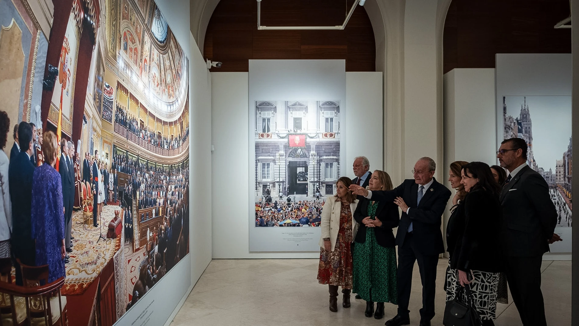 La exposición itinerante sobre el reinado de Felipe VI permanecerá en el Museo de Málaga hasta principios de mayo