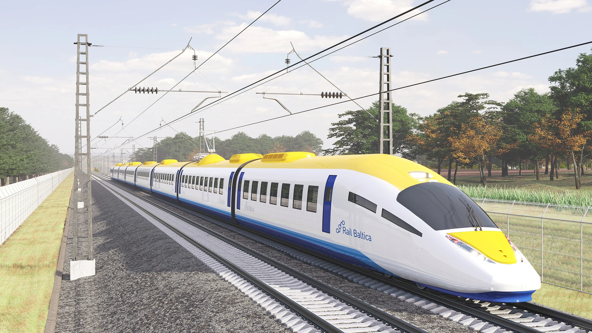 Alta velocidad en Estonia REMITIDA / HANDOUT por FERROVIAL Fotografía remitida a medios de comunicación exclusivamente para ilustrar la noticia a la que hace referencia la imagen, y citando la procedencia de la imagen en la firma 24/03/2025
