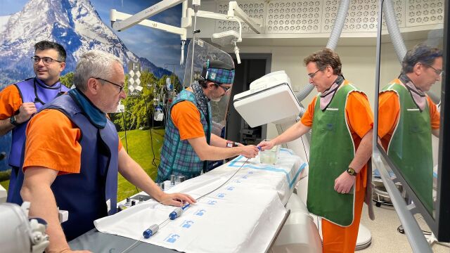 El Gregorio Marañón implanta por primera vez en España una válvula adaptable para cardiopatía congénita por cateterismo