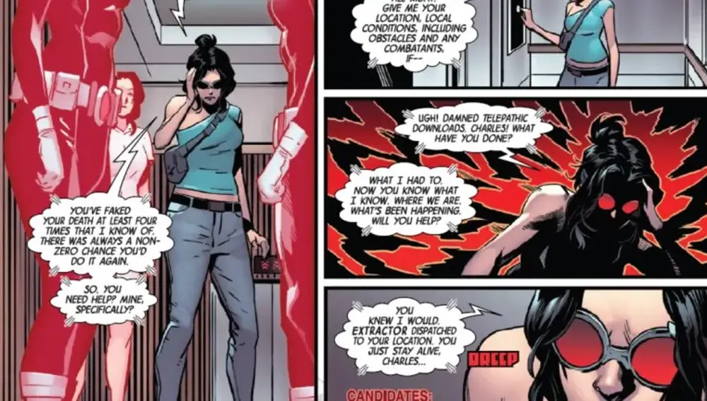 Sage decide ayudar a Charles Xavier en el Universo Marvel